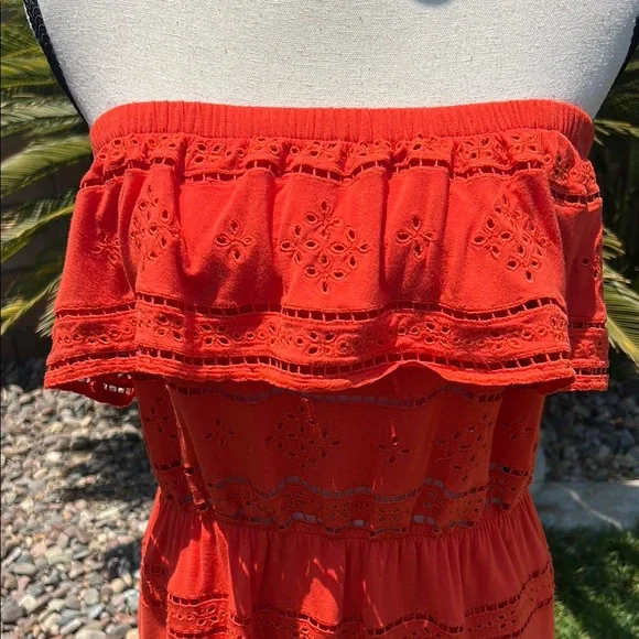 chinese dress ladies Peony Lace Flower Girl Dress in Burnt Orange Sleeve Maxi 10-12 Years main image 0